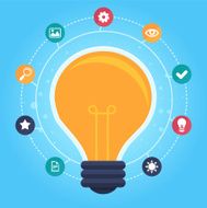 Vector creative idea infographic