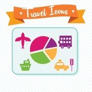 travel and transport icons N2