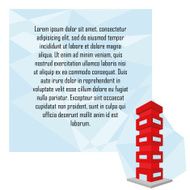 Stylish Building Illustration With Space For Text N6