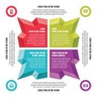 Infographic Business Concept - Abstract Vector Forms N4