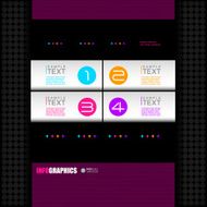 Modern infographic template for business design N34