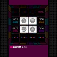 Modern infographic template for business design N35