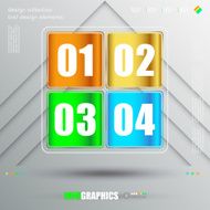 Modern infographic template for business design N42