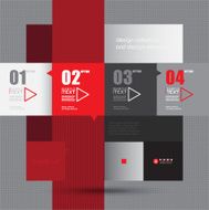 Modern infographic template for business design N47