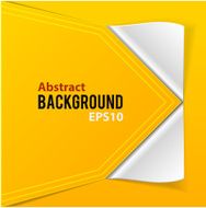 Abstract paper elements orange background