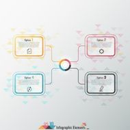Modern infographic option banner N76