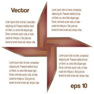Abstract arrows for infographics Vector