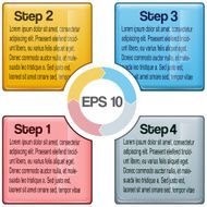 Modern templates to your presentation Vector