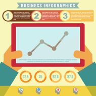 Business infographics vector format