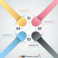 Modern infographics options banner N554