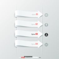 Modern infographics options banner N560