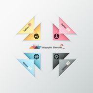 Modern infographics options banner N563