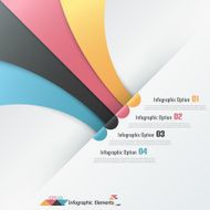 Modern infographics options banner N564