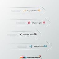 Modern infographics options banner N568
