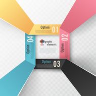 Modern infographics options banner N569