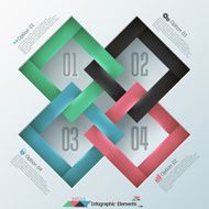 Modern infographics options banner N572