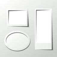 frame design vector for image or text