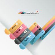 Modern infographics options banner N579