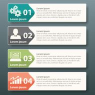 Inforgraphic label design template N3