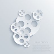 Vector modern film background Eps 10