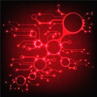 Ðbstract circuit board techno background EPS10 vector N2