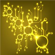 Ðbstract circuit board techno background EPS10 vector N3