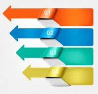 Set of info graphics banners