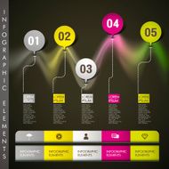 abstract flow chart infographics N28