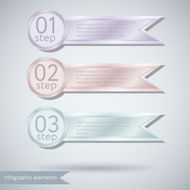 Infographic ribbon Concept