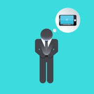 Vector flat modern business background Eps 10 N2