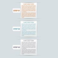 Abstract paper infographic Vector illustration N4