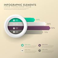 abstract bar chart infographics N17