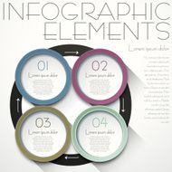 abstract circle infographics N8