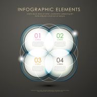 abstract circle infographics N9