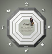 Octagons with icons N2