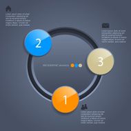 Round Infographic Banner