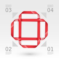 Abstract glass web template