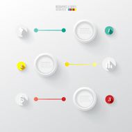 Modern infographics template N81