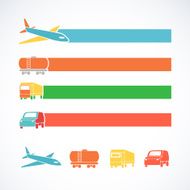 Transportation ribbons set N2