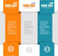Vector text boxes infographics options banner N9