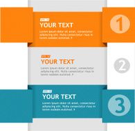 Vector text boxes infographics options banner N10