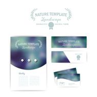 Vector corporate identity Abstract backdrop banner design temp