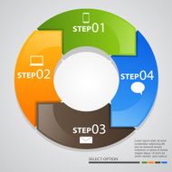 Circle Arrow Infographic Banner