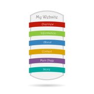 Website Info Bar Illustration