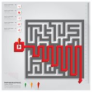 Maze Business Infographic Design Template
