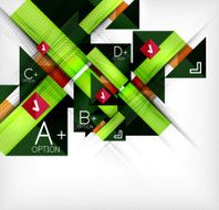 Infographic geometrical shape abstract background N37