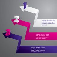 arrow infographic design N2