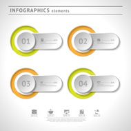 Business infographics elements Modern design template Abstract web layout N5