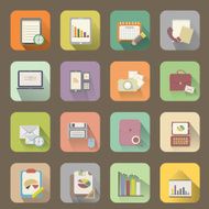 Flat office icon N2