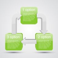 Modern vector info graphic for business project N229